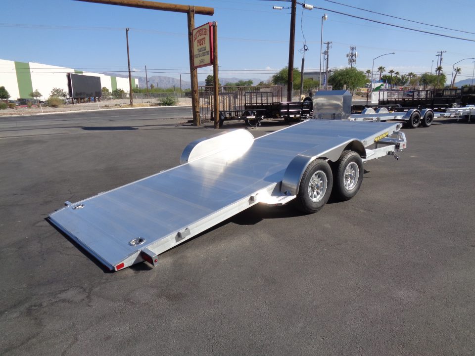 New 2027 Aluma * 8218H TILT * 18Ft Tandem Axle 10k Aluminum Tilt Car Hauler