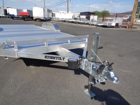 New 2027 Aluma * 8218H TILT * 18Ft Tandem Axle 10k Aluminum Tilt Car Hauler