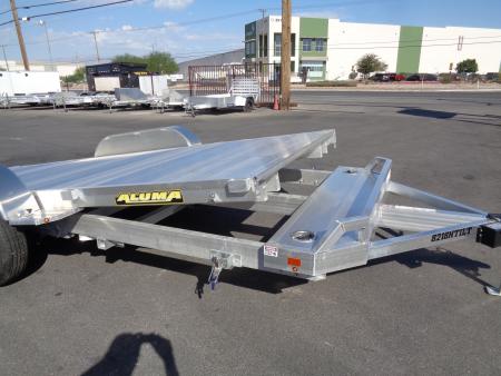 New 2027 Aluma * 8218H TILT * 18Ft Tandem Axle 10k Aluminum Tilt Car Hauler