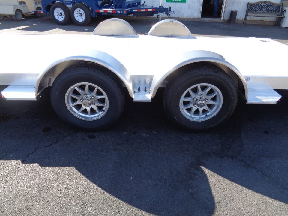 New 2027 Aluma * 8218 * 18Ft Tandem Axle 7k Aluminum Car Hauler w/ Spread Axles