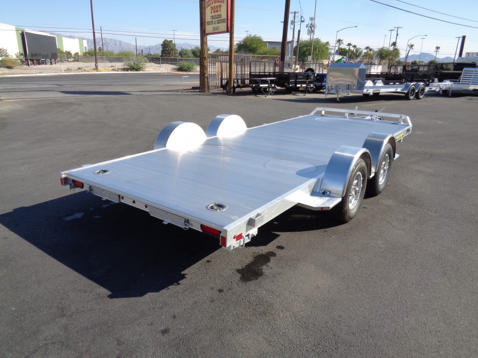 New 2027 Aluma * 8218 * 18Ft Tandem Axle 7k Aluminum Car Hauler w/ Spread Axles