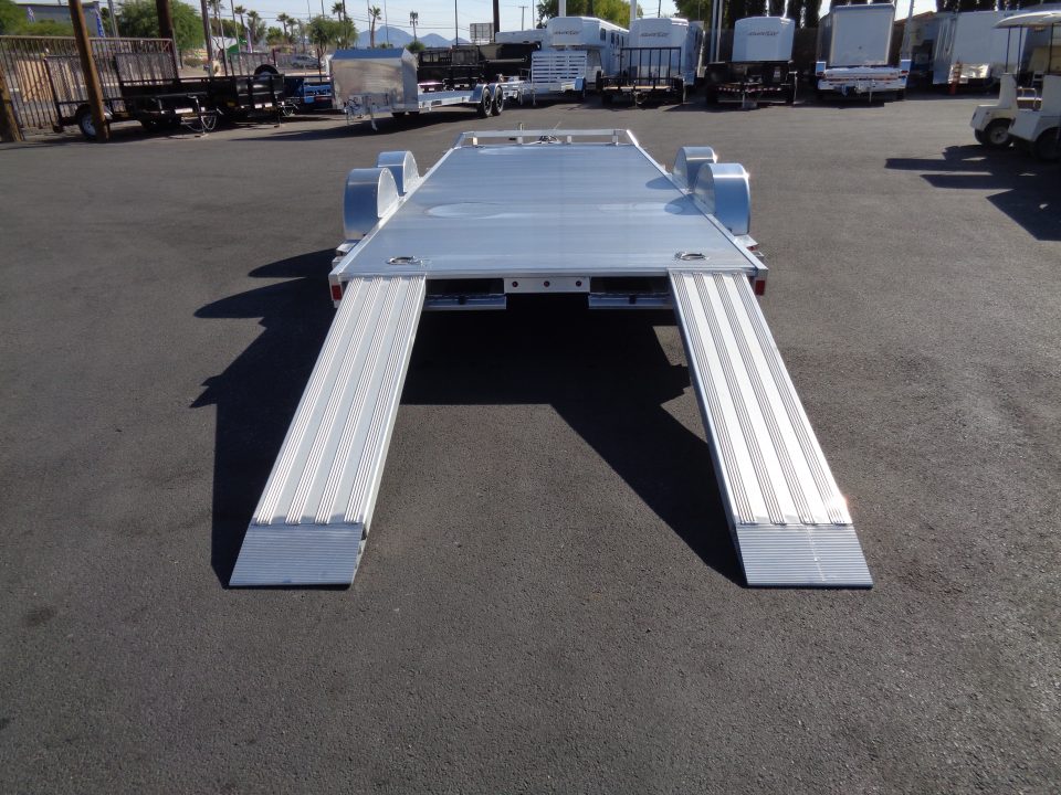New 2027 Aluma * 8218 * 18Ft Tandem Axle 7k Aluminum Car Hauler w/ Spread Axles