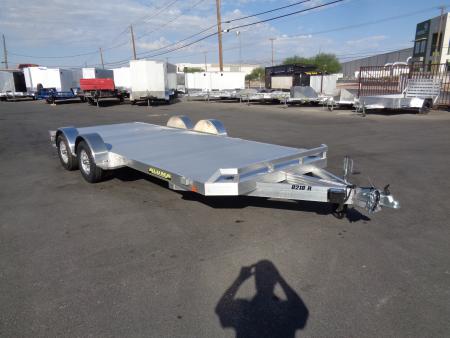 New 2027 Aluma * 8218 * 18Ft Tandem Axle 7k Aluminum Car Hauler w/ Spread Axles