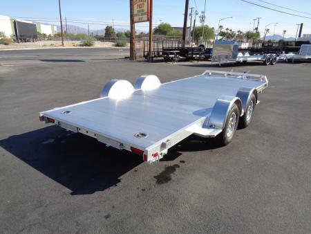 New 2027 Aluma * 8218 * 18Ft Tandem Axle 7k Aluminum Car Hauler w/ Spread Axles