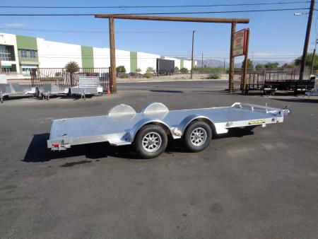 New 2027 Aluma * 8218 * 18Ft Tandem Axle 7k Aluminum Car Hauler w/ Spread Axles