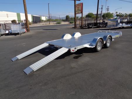 New 2027 Aluma * 8218 * 18Ft Tandem Axle 7k Aluminum Car Hauler w/ Spread Axles