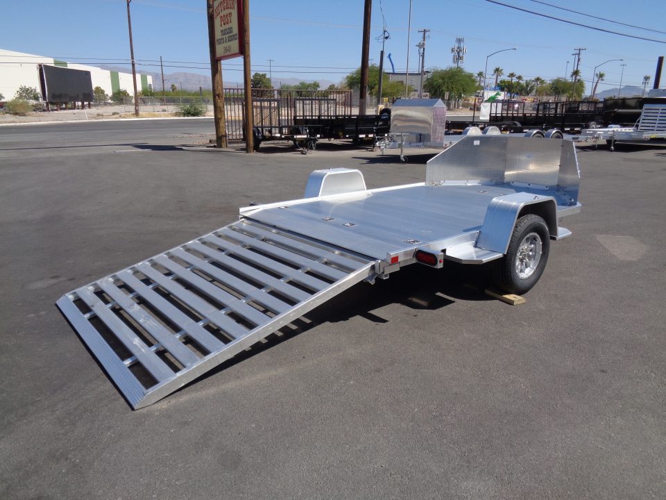 New 2027 ALUMA * MC210 * 2 Position Motorcycle Trailer