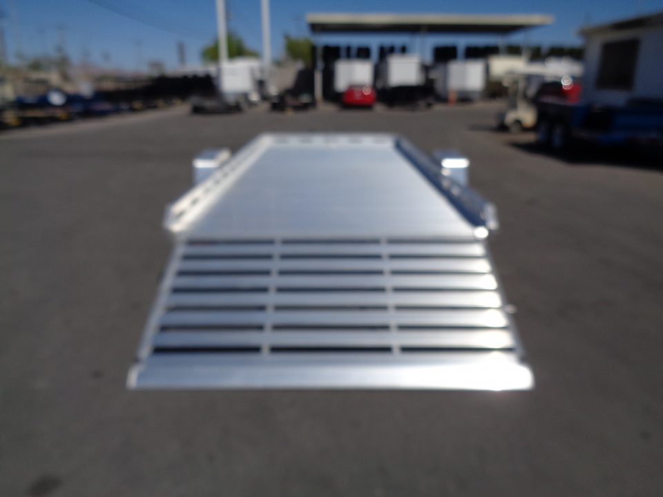 New 2027 Aluma * 8015-TG * 15Ft Single Axle ATV Trailer w/ Tailgate