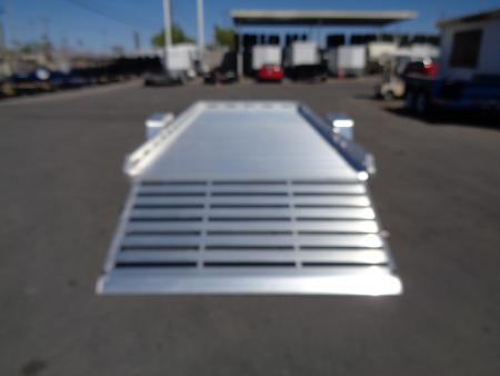 New 2027 Aluma * 8015-TG * 15Ft Single Axle ATV Trailer w/ Tailgate