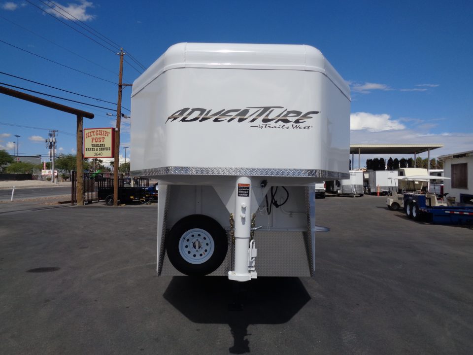 New 2027 Trails West * ADVENTURE MX GN 3-H * 3-Horse Slant Load Gooseneck Horse Trailer
