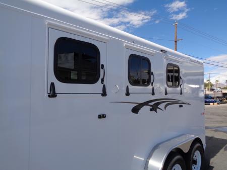 New 2027 Trails West * ADVENTURE MX GN 3-H * 3-Horse Slant Load Gooseneck Horse Trailer