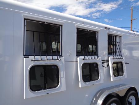 New 2027 Trails West * ADVENTURE MX GN 3-H * 3-Horse Slant Load Gooseneck Horse Trailer