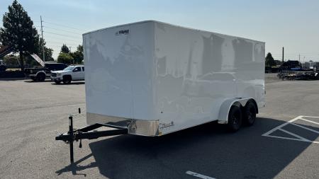 New 2027 Mirage Trailers 7 x 16 EXPO Cargo Flat Top Round Top 7K Cargo / Enclosed Trailer