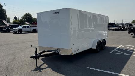 New 2027 Mirage Trailers 7 x 16 EXPO Cargo Flat Top Round Top 7K Cargo / Enclosed Trailer
