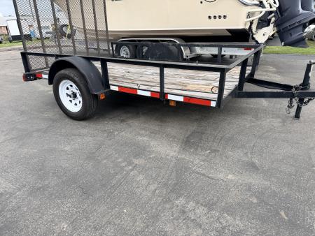 Used 2016 Triple Crown Trailers USED 6X10 SA UTILITY WITH RAMP Utility Trailer