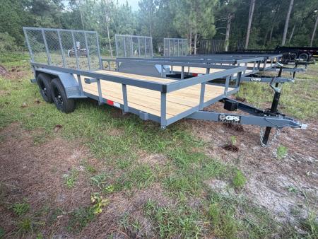 New 2026 GPS Trailers 7x16 TA Utility Trailer