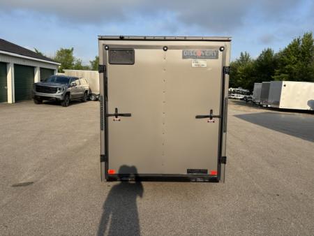 New 2027 Discovery Trailers 6x12 V-Nose Ramp Door Enclosed Trailer