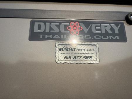 New 2027 Discovery Trailers 6x12 V-Nose Ramp Door Enclosed Trailer