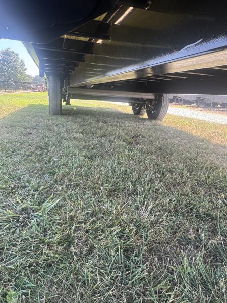 New 2027 Big Tex Trailers 14GN TANDEM GN W/ 5' DOVE/ MAX RAMPS/ 102X25 Flatbed Trailer