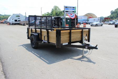 New 2026 Sure-Trac 6x10 Tube Top Three Board High Side Utility Trailer