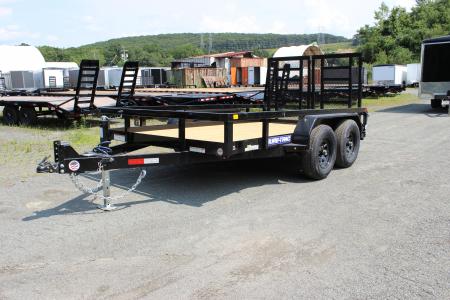 New 2026 Sure-Trac 7x12 10K HD Tandem Axle Tube Top Utility Trailer