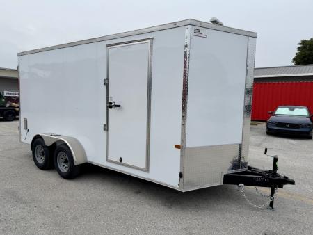 New 2027 Rock Solid Cargo 7X16 10K Double Rear Doors Cargo/Enclosed Trailer