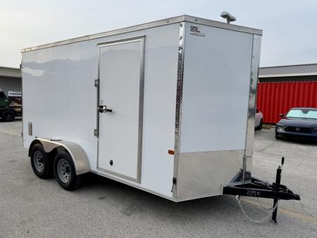 New 2027 Rock Solid Cargo 7X14 10K Double Rear Door Cargo/Enclosed Trailer