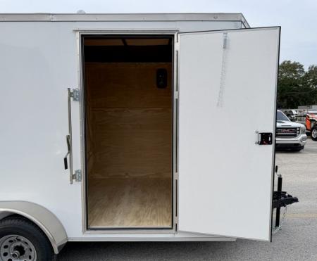 New 2027 Rock Solid Cargo 7X14 10K Double Rear Door Cargo/Enclosed Trailer