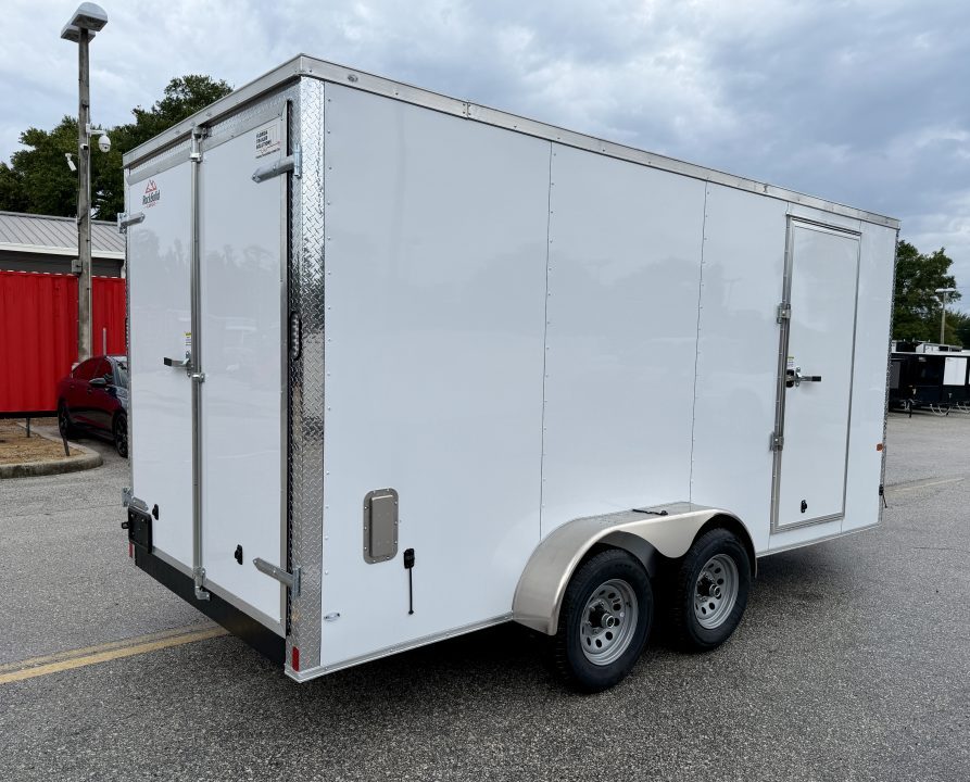 New 2027 Rock Solid Cargo 7X16 10K Double Rear Doors Cargo/Enclosed Trailer