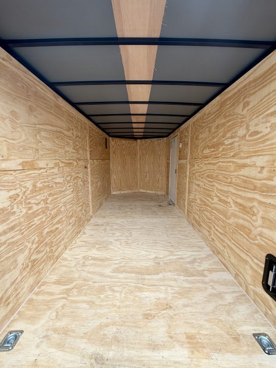 New 2027 Rock Solid Cargo 7X16 10K Double Rear Doors Cargo/Enclosed Trailer