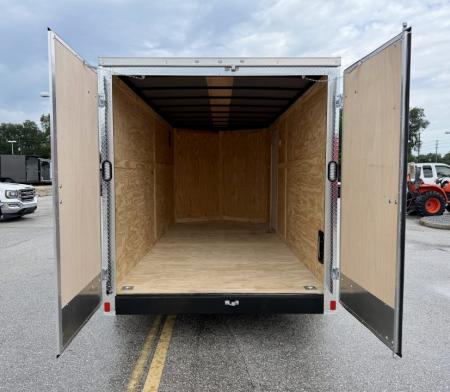 New 2027 Rock Solid Cargo 7X16 10K Double Rear Doors Cargo/Enclosed Trailer