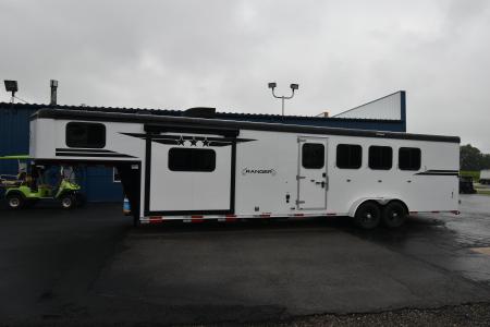 New 2027 Bison Trailers Ranger 7411 Horse Trailer