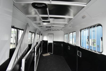 New 2027 Bison Trailers Ranger 7411 Horse Trailer