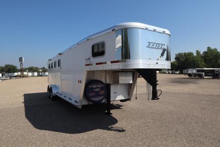 Used 2004 Exiss Trailers 4 Horse GN Trailer
