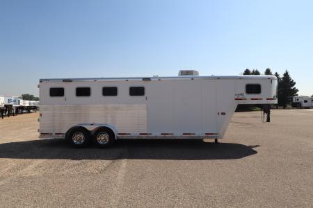 Used 2004 Exiss Trailers 4 Horse GN Trailer