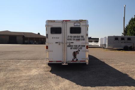 Used 2004 Exiss Trailers 4 Horse GN Trailer