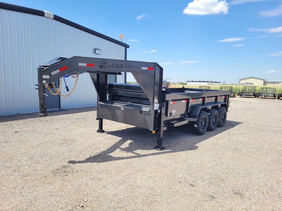 New 2027 Load Trail 83"x16' Triple Axle Gooseneck Dump Trailer
