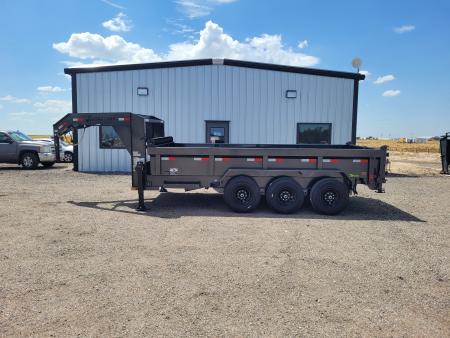 New 2027 Load Trail 83"x16' Triple Axle Gooseneck Dump Trailer