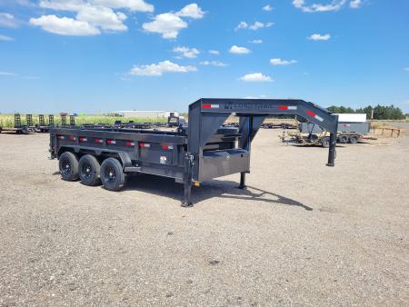 New 2027 Load Trail 83"x16' Triple Axle Gooseneck Dump Trailer