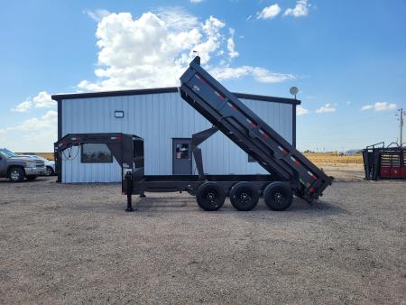New 2027 Load Trail 83"x16' Triple Axle Gooseneck Dump Trailer