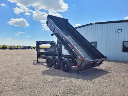 New 2027 Load Trail 83"x16' Triple Axle Gooseneck Dump Trailer