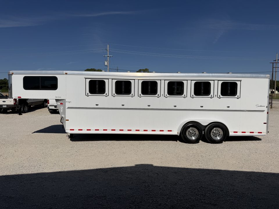 Used 2012 Sundowner 6 Horse Gooseneck Horse Trailer