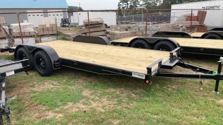 New 2026 P & T Trailers 18 wood deck Car Hauler
