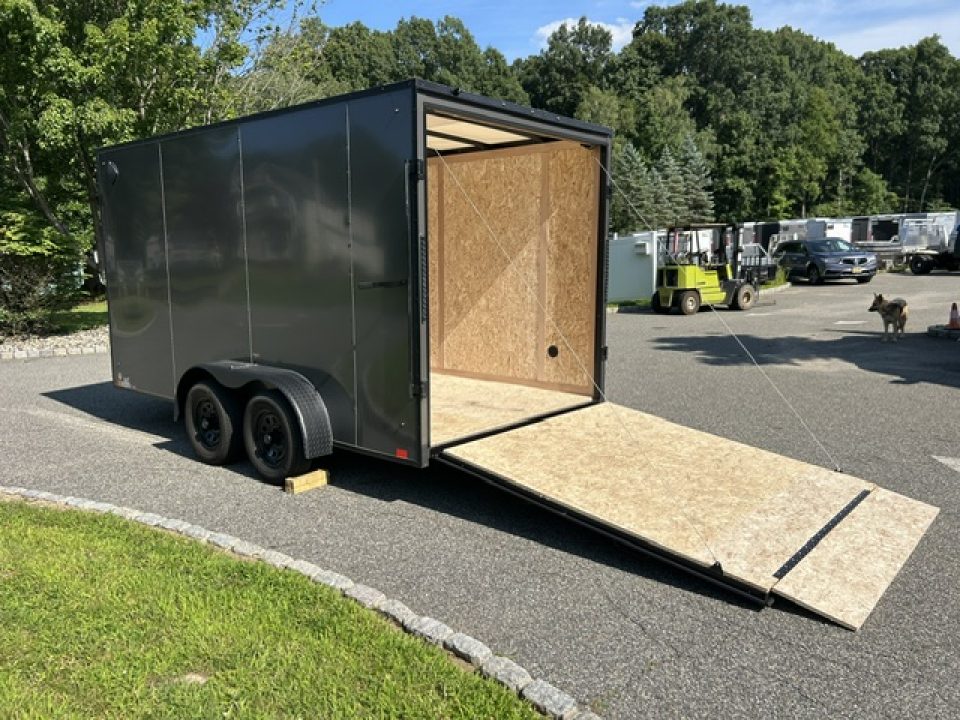 New 2027 Discovery Trailers 7X16 V nose, 7,000 lb. GVWR Cargo / Enclosed Trailer