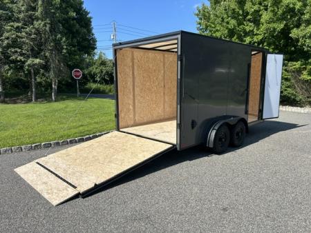New 2027 Discovery Trailers 7X16 V nose, 7,000 lb. GVWR Cargo / Enclosed Trailer