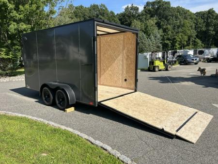 New 2027 Discovery Trailers 7X16 V nose, 7,000 lb. GVWR Cargo / Enclosed Trailer
