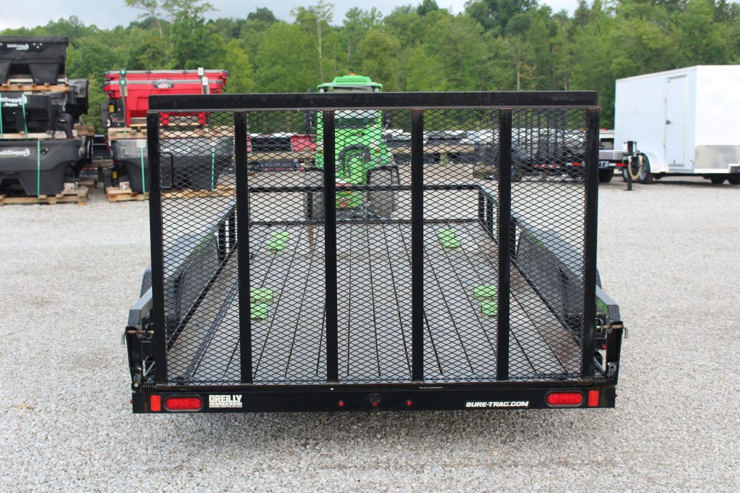 Used 2023 Sure-Trac 7' x 16' Tandem Axle Tube Top Utility Trailer - 7000# GVW