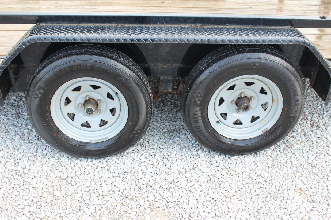 Used 2023 Sure-Trac 7' x 16' Tandem Axle Tube Top Utility Trailer - 7000# GVW