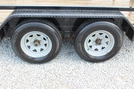 Used 2023 Sure-Trac 7' x 16' Tandem Axle Tube Top Utility Trailer - 7000# GVW