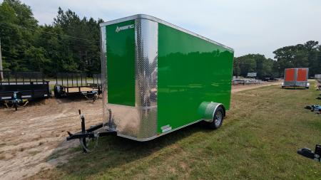 New 2026 Arising 24546 green 6x12 Cargo / Enclosed Trailer